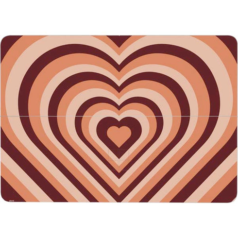 Autumn Heart Pattern Surface Laptop Studio Skin